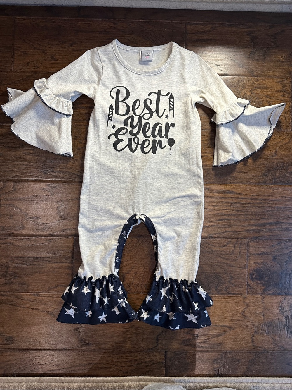 ‘Best Year Ever' Ruffle Romper